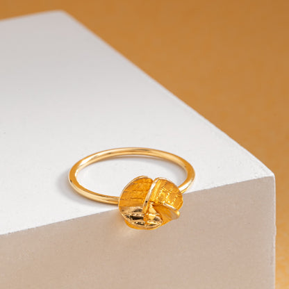 Anillo Mini Hélice Oro