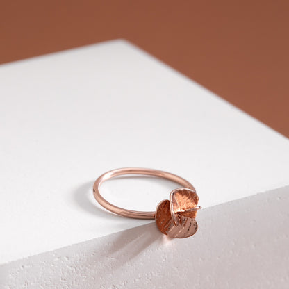 Anillo Mini Hélice Oro Rosado
