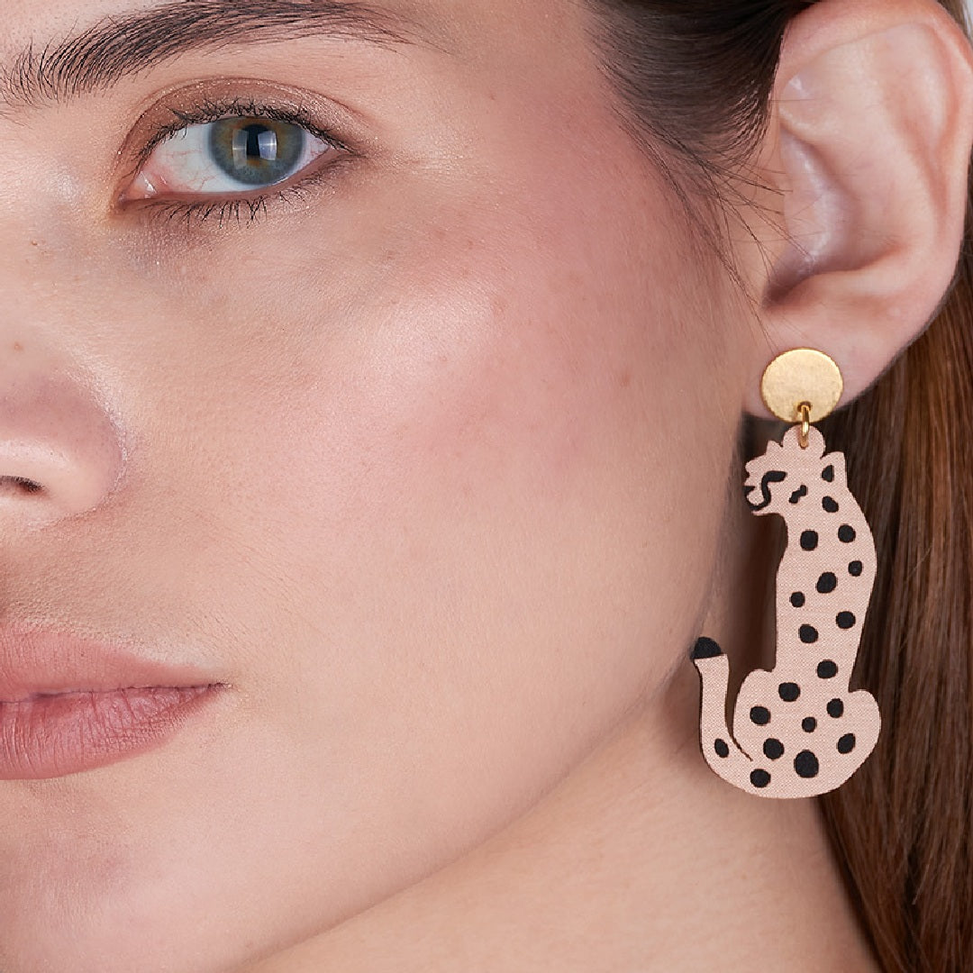Aretes Leopardo Entero