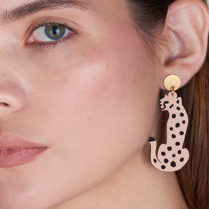 Aretes Leopardo Entero