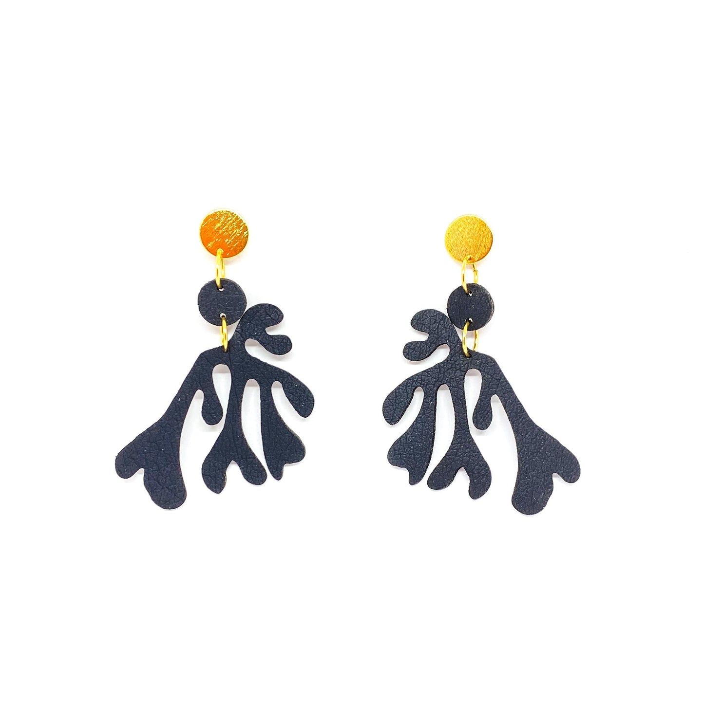 Aretes medio circulo y coral
