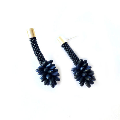 Aretes grano de arroz Claudia Fajardo (4562560352356)