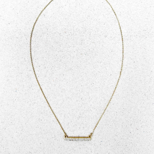 Collar Línea con Zircones
