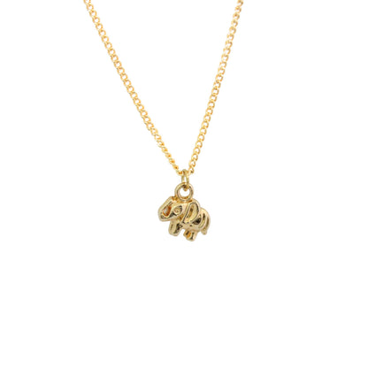 Cadena Bañada en Oro con Dije de Elefante - Wish (1886565302372)