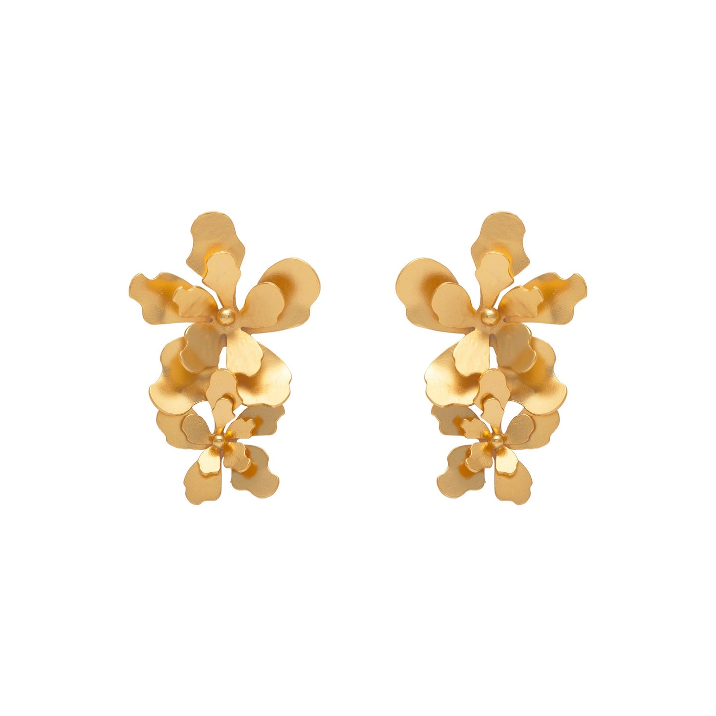 Aretes Flor Merania Largo