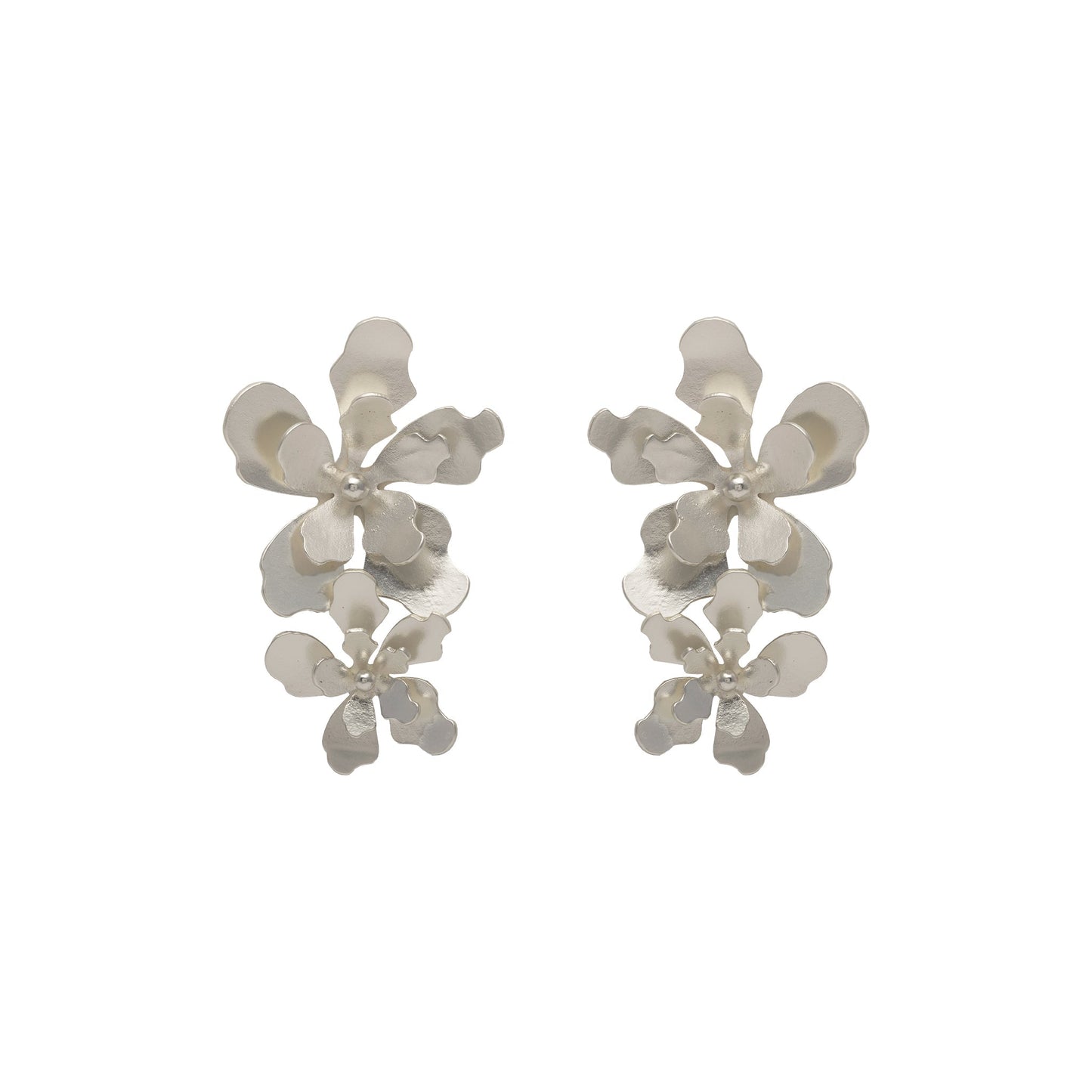 Aretes Flor Merania Largo