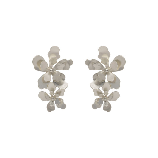 Aretes Flor Merania Largo