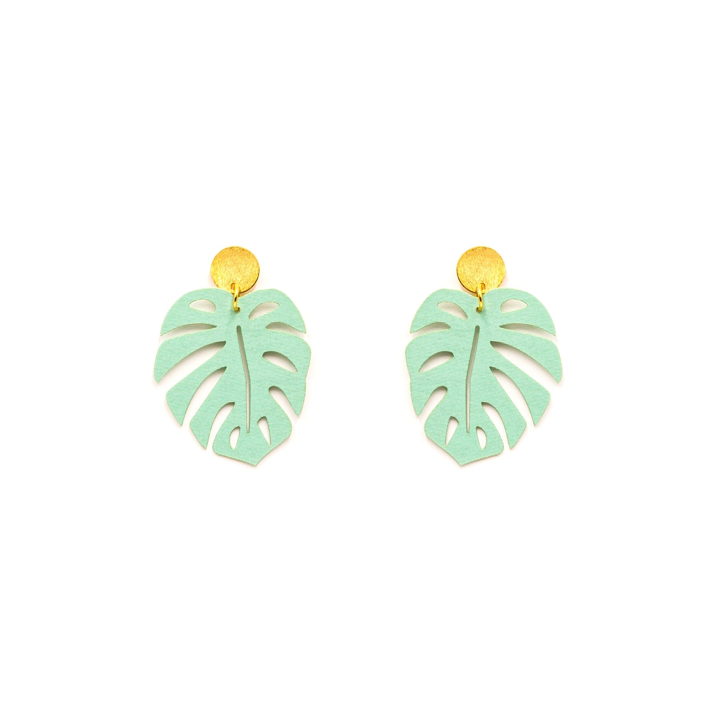 Aretes Monstera Multicolor de Minimalina